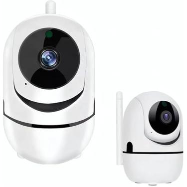 Imagem de Câmera de Segurança Babá Eletrônica Wi-Fi 360° Visão Noturna HD KA-S065