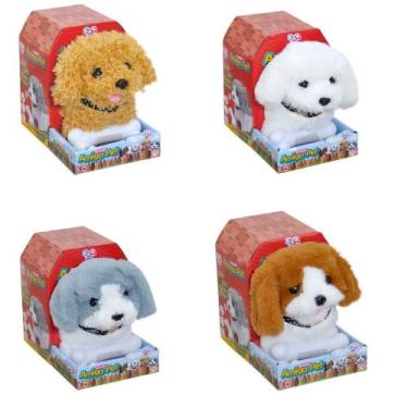 Imagem de Pelúcia Mecanizada Coleção Amigo Pet Cachorro Sortido Un - CAA TOYS