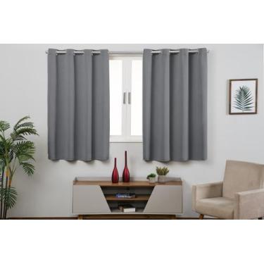 Imagem de Cortina Blackout Tecido 2,80m x 1,80m - Davy Enxovais, Cinza