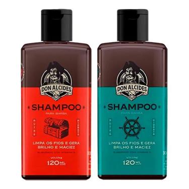 Imagem de Kit 2x Shampoo Para Barba Negra E Calico Jack Don Alcides