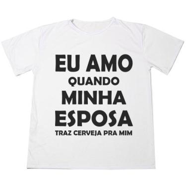 Imagem de Camiseta Masculina Frase Engraçada  Eu Amo Adulto Ótimo Acabamento e D