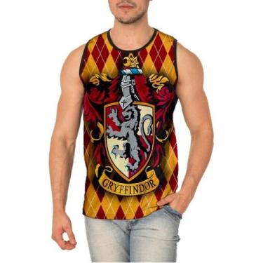 Imagem de Camiseta Regata Harry Potter Gryffindor Full Print Ref:75 - smoke, Pre