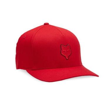Imagem de Boné Fox Head Flexfit Hat Off White, 3, Vermelho, P/M