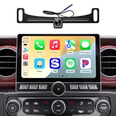 Imagem de Rádio estéreo para carro Android para Jeep Wrangler JL Gladiator JT 2019-2021 sem fio CarPlay Android Auto AirPlay MirrorLink Navegação GPS Touchscreen Upgrade Bluetooth Multimedia Player (4 + 64G)