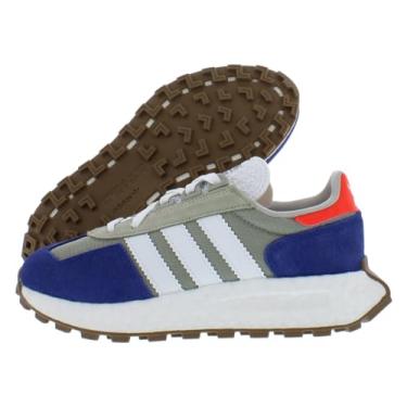 Imagem de adidas Originals Tênis de skate unissex infantil Retropy E5, Cinza/azul-cinza, 5.5 Big Kid