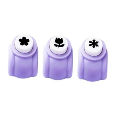 Imagem de oshhni Kit de gravação em papel, brinquedo educacional, portátil, profissional, criativo, faça você mesmo, ferramentas de gravação para pré-escola, meninos, Conjunto de 3 Peças de Flores