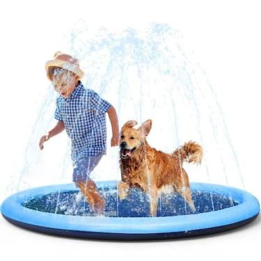 Imagem de Piscina Redonda Com Chafariz Jato DÁgua Para Infantil Crianças e Anima