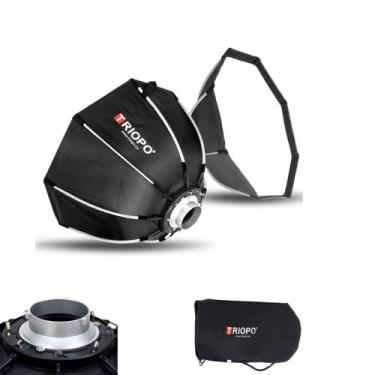 Imagem de Suporte Bowens Softbox EACHSHOT Triopo K2-65 65 cm para Studio Flash