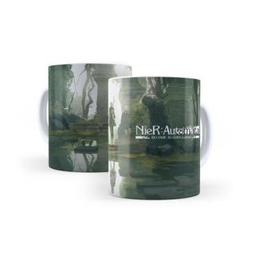 Imagem de Caneca de Ceramica Nier Automata 2 - 325 ml - Pomps Geek