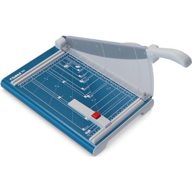 Imagem de Dahle Aparador profissional de guilhotina 560, comprimento de corte de 33 cm, capacidade de 25 folhas, autoafiável, escudo de segurança, cortador de papel projetado alemão