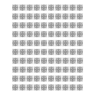 Imagem de Patchos Reflexivos, Folha Reflexiva Com Excelente Resina, Medição de Prisma, Adequada para Pesquisa Total Estação, Resina, 100pcs, Refletores (Hilitand86va01szyp-12)