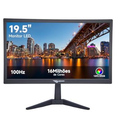 Imagem de Monitor LED 19.5 Polegadas Full HD 75Hz - Tela de Computador com Resolução 1600x900,Proteção Contra Luz Azul,Design Compacto,Compatível com VGA e HDMI,Ideal para Trabalho, Entretenimento e Estudos