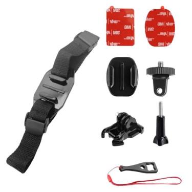 Imagem de Sruim Suporte ventilado para alça de capacete para câmera de ação Insta360 ACE Pro One X5 X4 X3 X2 X R RS GO 2, Go pro Hero 13 e DJI OSMO Action 5 Pro