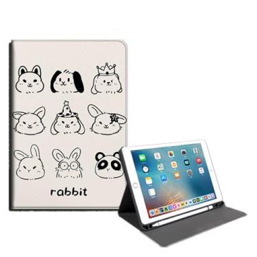 Imagem de Yzlvigrous Capa para ipad Mini 6 Gen 2021/ipad Mini 7 Gen 2024, Capa Fina de Suporte PU de 8.3 Polegadas com Despertar/sono Automático, Visualização em Vários Ângulos