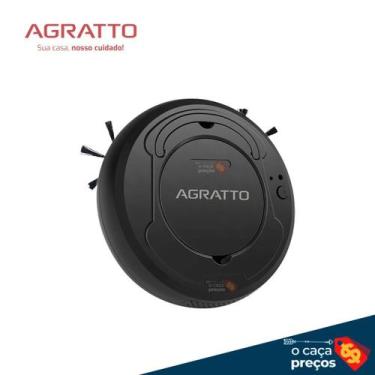 Imagem de Aspirador robô agratto praticci usb preto  3w bivolt, Bivolt