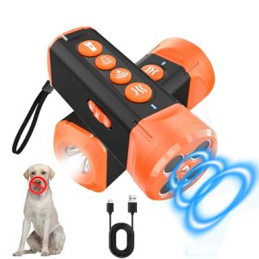 Imagem de GWYZLZ Dispositivo antilatido para cães, dispositivo recarregável de dissuasão de latidos de cães, dispositivo de treinamento de cães sem latidos em ambientes internos e externos, silenciador de