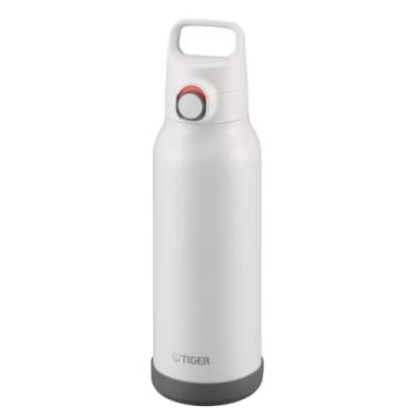 Imagem de Garrafa térmica Tiger MTA-H120WH, 1,2 L, com alça, fácil de abrir com uma alça, garrafa de aço inoxidável isolada a vácuo com um toque, para bebidas esportivas, grande capacidade, beber diretamente