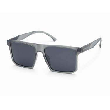 Imagem de Óculos de Sol Casual Polarizado Masculino Polo London Club, Lente UV400 Kit contém Case Couro ECO (Cinza)