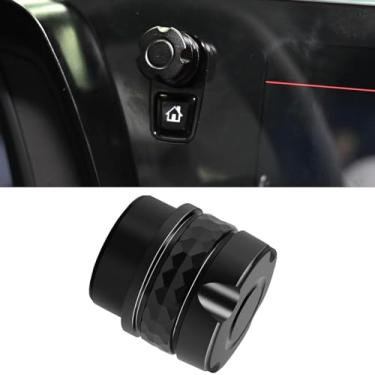 Imagem de BILLFARO Botão de controle de volume, mostrador de volume decorativo protetor estendido, acessórios para Corvette C8 Stingray Coupe Z51 conversível/HTC 2020+ para C8 Z06/E-Ray 2023+ (estilo 1)
