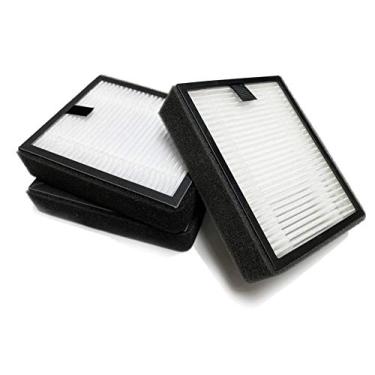 Imagem de Nispira Filtro HEPA de substituição 3 em 1 compatível com purificador de ar Koios Mooka, modelo PM1220. Pacote com 3