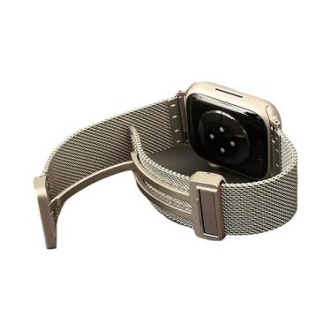 Imagem de Pulseira Magnética De Aço Inoxidável Para Apple Watch Ultra 49mm 44mm 