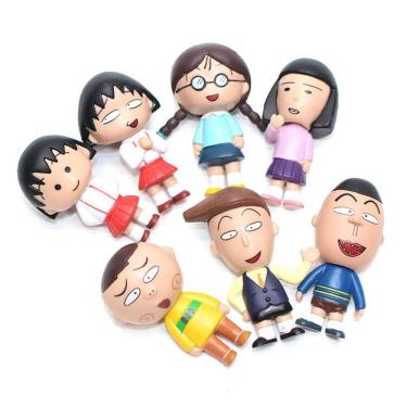 Imagem de Conjunto de bonecos Chibi Marukochan Toy Doll Anime Collection 7 unidades
