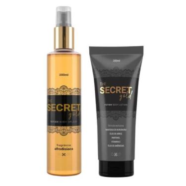 Imagem de Kit The Secret Gold Body Splash e Hidratante Corporal - A SÓS