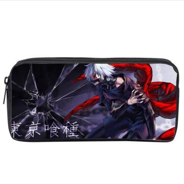 Imagem de Estojo para lápis Tokyos Ghouls Cartoon Anime de grande capacidade