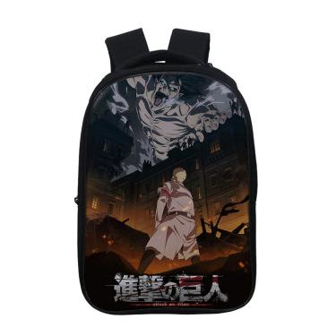 Imagem de Mochila escolar Attack on Titan Anime Children 30x16x37cm