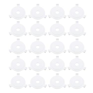 Imagem de MY MIRONEY 20 peças E27 para E10 anel adaptador de abajur de plástico branco anéis redutores adaptadores conversores acessórios de lâmpada