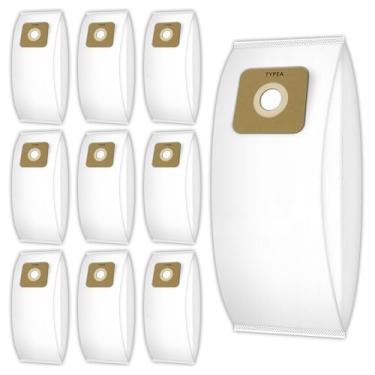 Imagem de (Pacote com 10) Sacos de pó de substituição tipo A compatíveis com Riccar Most Vibrance, R-Series, 2000/4000 e Simplicity Symmetry, S20EZM, aspirador de pó 5000/6000, peça RAH-6/SAH-6, sacos de vácuo