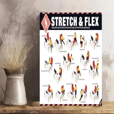 Imagem de Arte de parede em tela rústica vintage esticável flexível para escritório - Pôster sem moldura de 30 x 45 cm - Ideia de presente para decoração de casa e escritório para sala de estar, quarto, cozinha