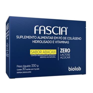 Imagem de Fascia Colágeno Sabor Abacaxi Com 30 Saches