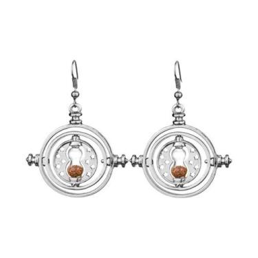 Imagem de Brincos De Gancho De Orelha Hermione Snitch, Pingente De Snitch Dourad