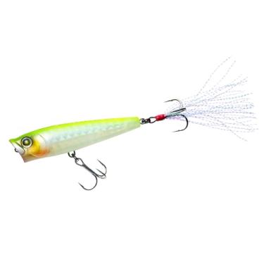 Imagem de Isca flutuante para banho YO-Zuri 3DR-X Popper 65 mm Cor: Matte Ghost Pearl Chart Back