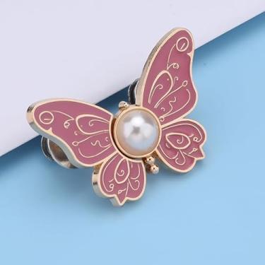 Imagem de 2 peças de aperto de cintura para mulheres - broches de botão de cintura, fivela: sem costura, sem ferramentas, clipes ajustáveis e suprimentos de nós para jeans soltos, saias, vestidos (roxo)