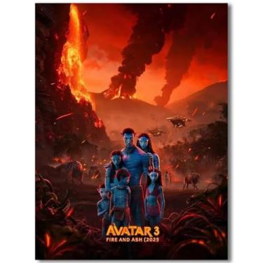 Imagem de Looksalot Pôster de Avatar 3 2025 para fãs quarto de crianças decoração de parede - filme avatar pôsteres em tela para adolescentes meninos meninas presentes