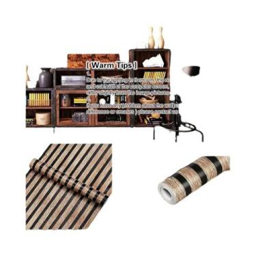 Imagem de Papel De Parede Floral Verde Autoadesivo Vinil Para Decoração De Sala 