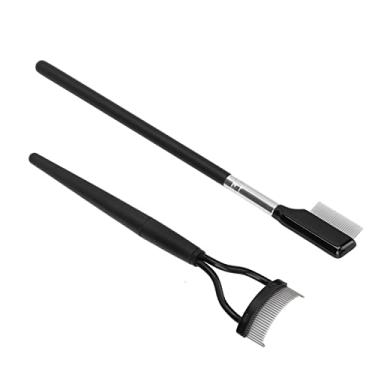 Imagem de Cryfokt Conjunto de Escova de Tratamento Profissional para Pente de Cílios Preciso para Lindos Cílios Sem Puxar ou Quebrar, 2 Peças de Ferramentas de Separação de Dentes de Aço Inoxidável para Maquiadores e Entusiastas Beleza