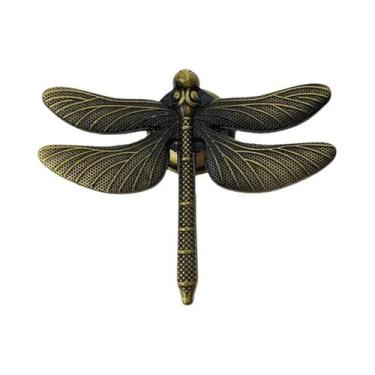 Imagem de Puxadores De Móveis Em Liga De Zinco Em Forma De Libélula Para Quarto 