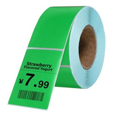 Imagem de PATIKIL 500 etiquetas térmicas, etiquetas de impressora térmica de 4 x 6 cm, etiquetas autoadesivas, rolo de papel retangular, pequeno para impressora, etiqueta de envio, endereço de código de barras