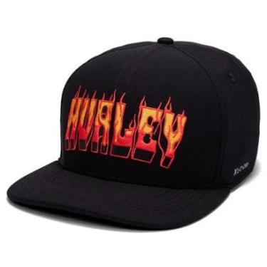 Imagem de Boné Hurley Aba Curva Flame SM26-Masculino