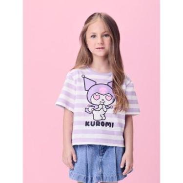 Imagem de Blusa Listrada Kuromi Hello Kitty Momi-Feminino