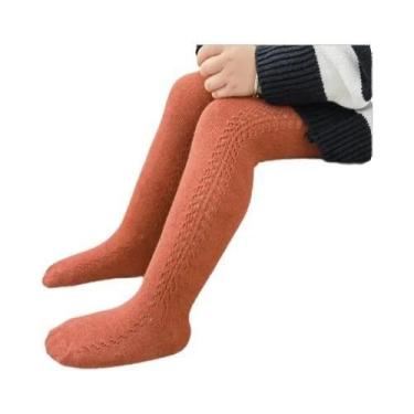 Imagem de Meias De Algodão Tricotadas Para Meninas De Verão 0-8 Anos Meia Calça 