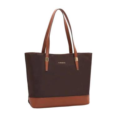 Imagem de Bolsa Feminina Clássica Versátil Moderna Dia a Dia Chenson, Cafe, UN