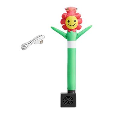 Imagem de Fancyes Boneco inflável maluco acenando com soprador - Adereço para fotos - Lembrancinha de festa inflável divertida para presentes em lojas de, Flor