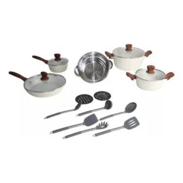 Imagem de Jogo De Panelas Alemã Aço Cirúrgico - Dusseldorf