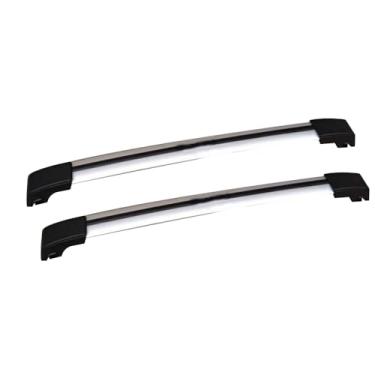 Imagem de YiXi-Partswell 2 peças de rack de teto barras transversais bagageiro de alumínio adequado para Cadillac SRX 2012-2015 - prata