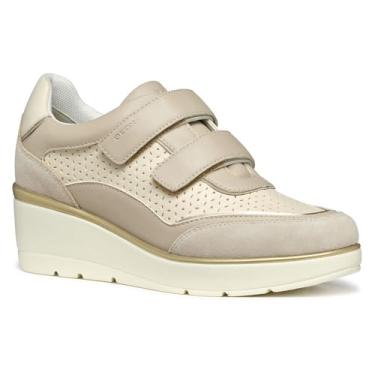 Imagem de Geox Tênis feminino de cano baixo, Papyrus Lt Taupe, 40