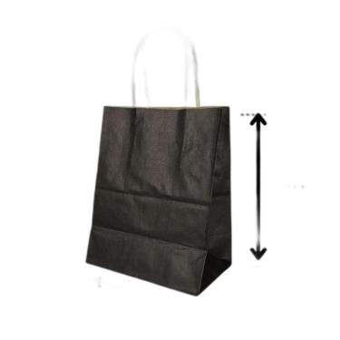 Imagem de 10 Sacola De Papel Kraft Presente Colorida 13,5X8X16Cm